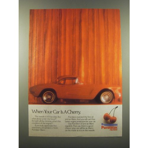 1988 Purolator Filters Ad - When your car is a cherry