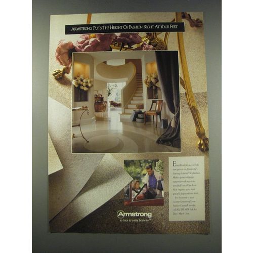 1991 Armstrong Mardi Gras Starstep Solarian Floor Ad