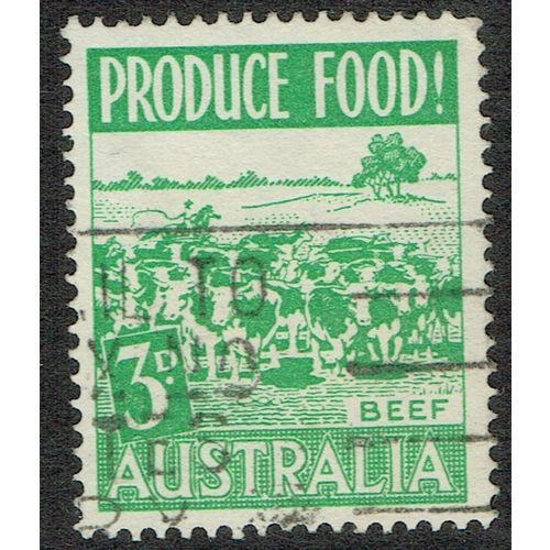Australia 1953 Food Production 3d Emerald SG257 GU