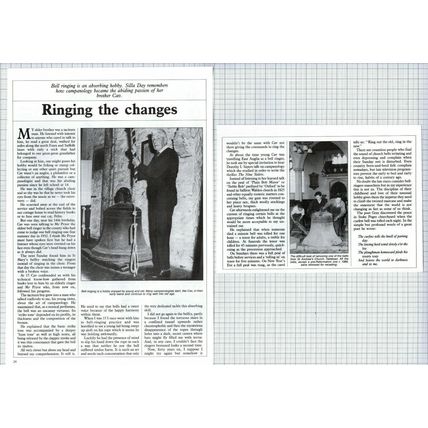 (4940) Silla Day Cav Bell Ringer St Andrew's Church Halstead - 1987 Article