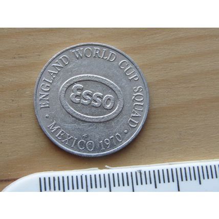 Esso Mexico 1970 Jack Charlton Token (e517)