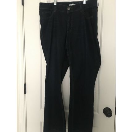 Riders by Lee Women's Denim Jeans Zip Button Pockets Dark Wash Size 16 Blue