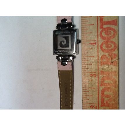 Pierre Cardin Pink Leather Women's Watch