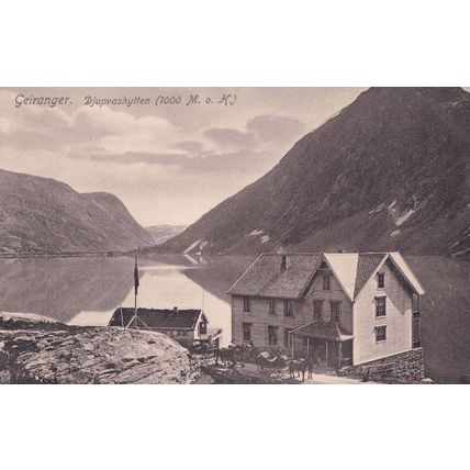 Geiranger Djupvashytten Norway Mint Postcard