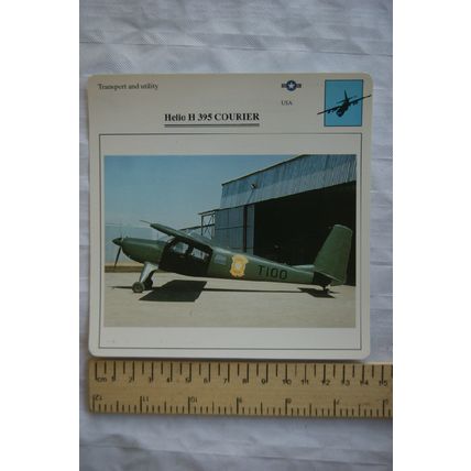 Helio H 395 Courier - USA - Transport & Utility - Collectors Club Card