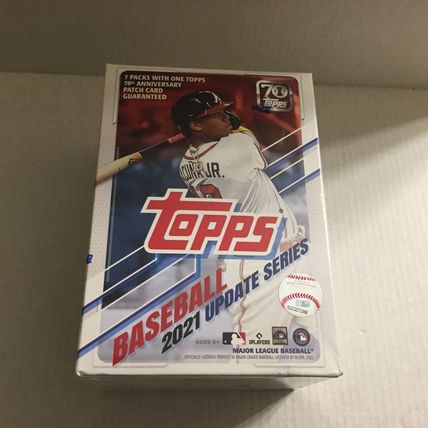 New 2021 Topps Baseball Update Series Blaster Box - 99 Cards