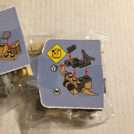 New Lego Star Wars Tusken Raider Mini Figure, Tusken ballista with Tusken Weapon