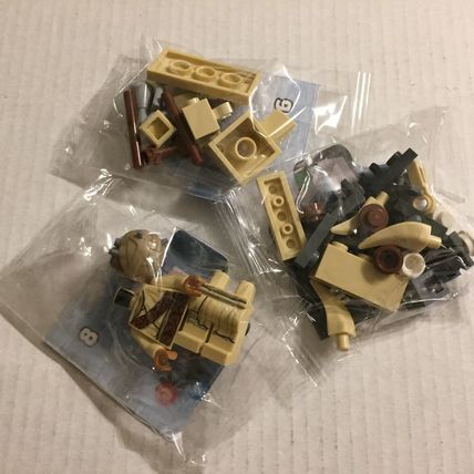 New Lego Star Wars Tusken Raider Mini Figure, Tusken ballista with Tusken Weapon