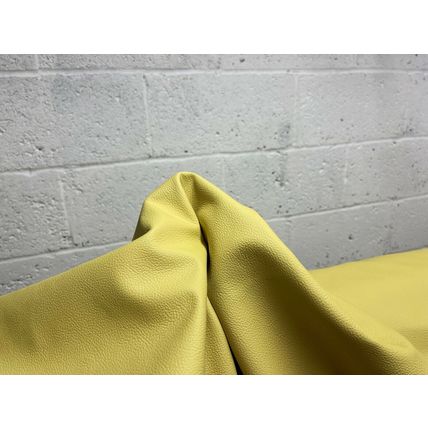 Italian Full Whole Leather Cow Hide Colour Corn Yellow