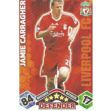 Match Attax 2009/10 Collection: Liverpool, Defender - Carragher