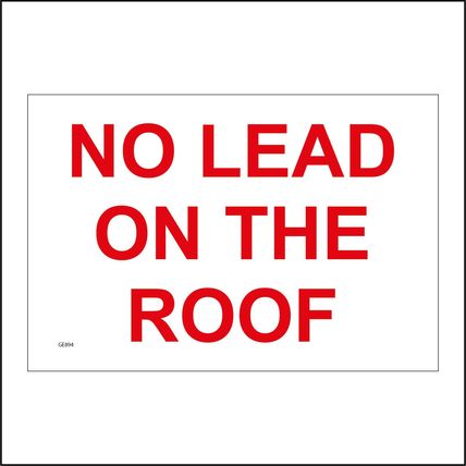 Roof Scaffold Signs Fragile Danger Hazard Warning Building Construction GBL106