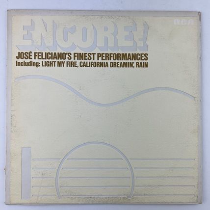 José Feliciano Encore! José Felicianos Finest Performances Vinyl LP Record Album