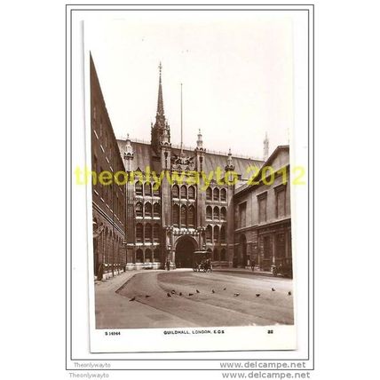 GUILDHALL, LONDON EC2, ENGLAND, 1900/10s?, Postcard