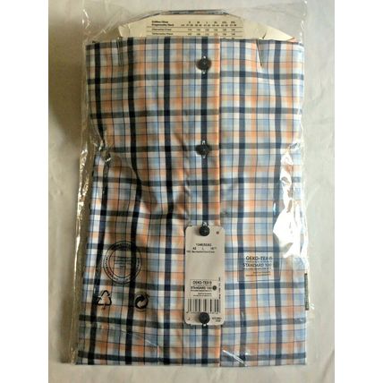 Olymp Luxor Men's S/S Shirt Business / Formal Shirt Check 38 cm (S) 15"