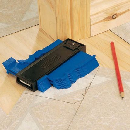 PLASTIC PROFILE CONTOUR GAUGE Decorating Edge Floor/Tile/Skirting Board Template