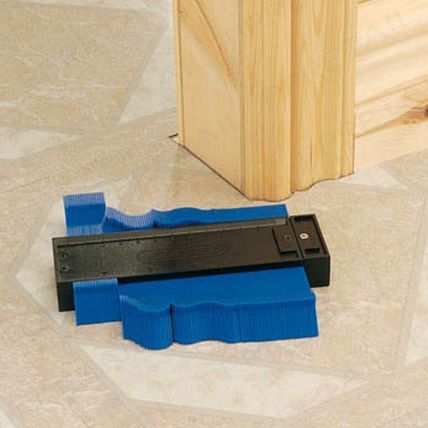 PLASTIC PROFILE CONTOUR GAUGE Decorating Edge Floor/Tile/Skirting Board Template