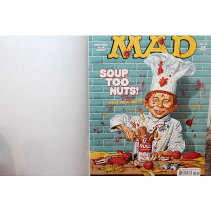 2023 february mad no.29 soup too nuts! magzine.