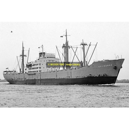 mc2104 - Greek Cargo Ship - Epimonos , built 1953 - photo 6x4