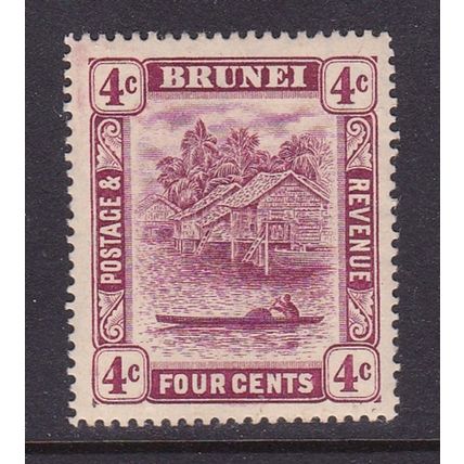 BRUNEI 1908-22 4c MINT SG39