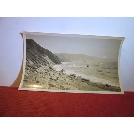 PLAIDY NEAR LOOE, CORNWALL vintage photograph =