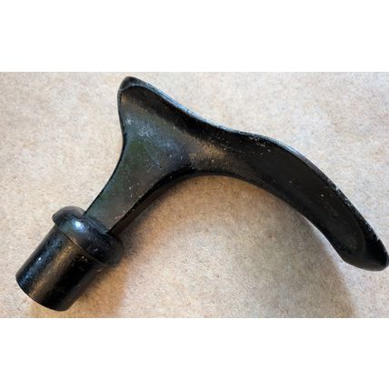 SHOE LAST Door Stop Metal Architectural Salvage Industrial Cobbler 1930s Antique