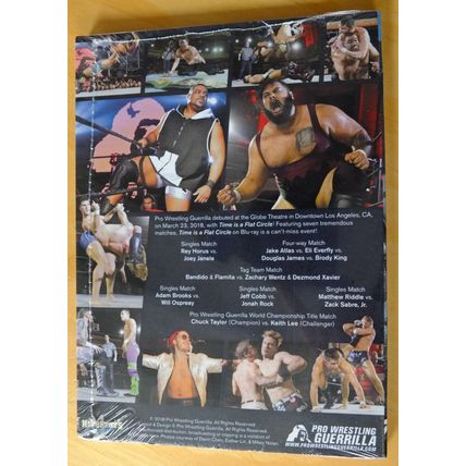 PWG Time Is A Flat Circle 2018 Blu Ray AEW ROH WWE NXT wrestling NEW Keith Lee