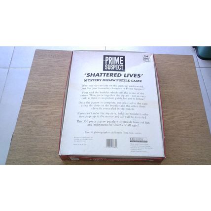 PRIME SUSPECT: SHATTERED LIVES Mystery Jigsaw Puzzle Game (550 Piece) 1994