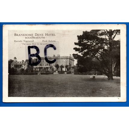 Postcard Branksome Dene Hotel Bournemouth Dorset Nr Poole Christchurch Parkstone