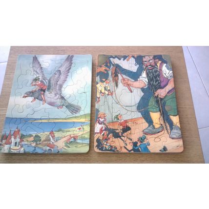 PINOCCHIO Jigsaw Puzzles (6 x 33 Large Pieces) Heritage Toys & Games (2008)