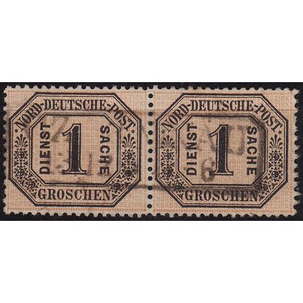 GERMANY Norddeutsch [Dienst] MiNr 0004 ( O/used ) [03] 2er