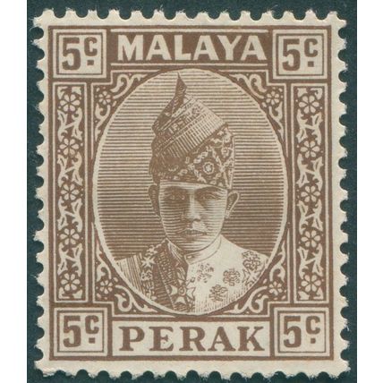 Perak 1939 5c brown SG108 unused