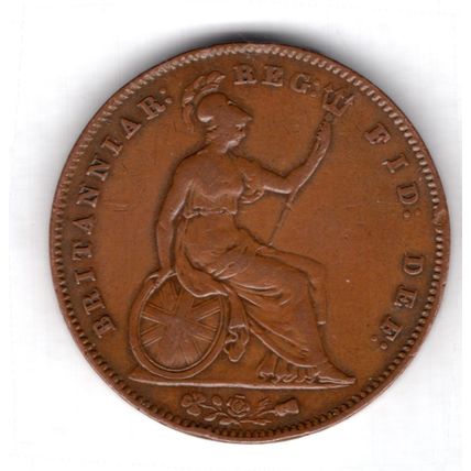 Great Britain. Victoria. Penny 1854. dy15093