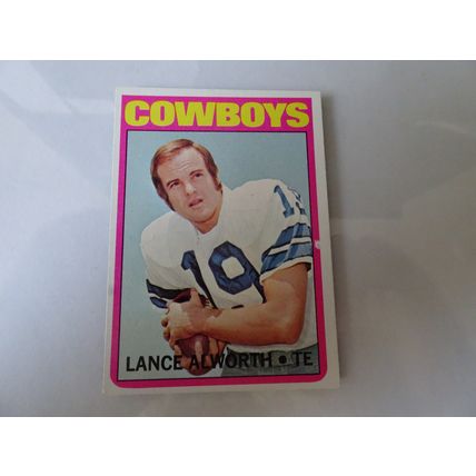 1972 Topps Football Card # 248 Lance Alworth VG-Ex (4) Dallas Cowboys