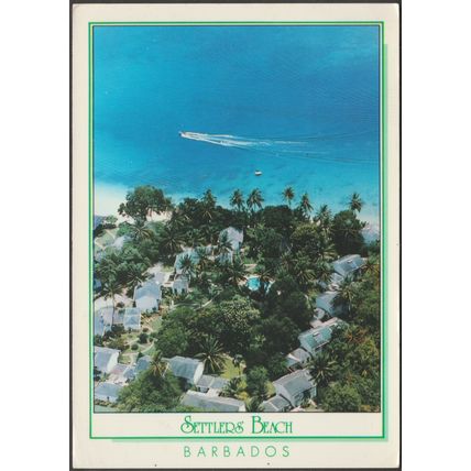 Settlers' Beach, Barbados, 1992 - Multi-Media Productions Postcard