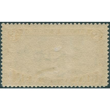 New Zealand 1936 3s chocolate & yellow-brown Wmk inverted SG590aw unused
