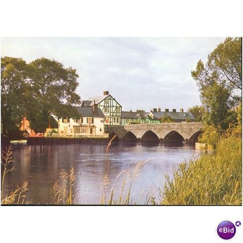GB Postcard - River & Bridge Fordingbridge, Hampshire 2