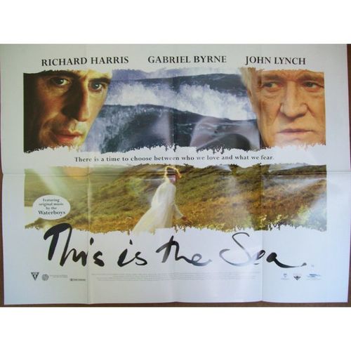 THIS IS THE SEA Gabriel Byrne, Richard Harris 1996 Movie Quad Poster
