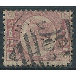 1870 SG48/9 1/2d Rose Plate 11 Good/Fine Used Check Letters "FC".
