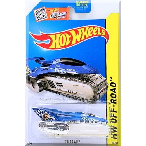 Hot Wheels - Tread Air: HW Off-Road 2015 - Ice Mountain #106/250 *Treasure Hunt*