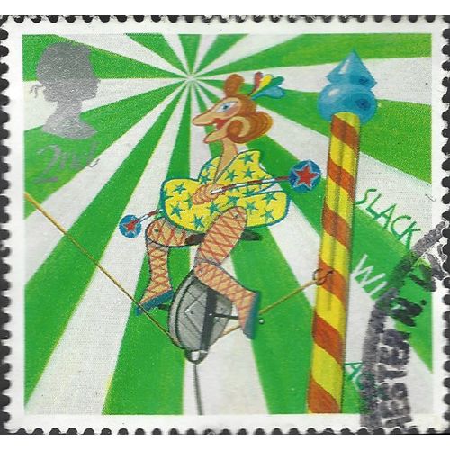 GB, Circus, Slack Wire, green 2002, 2nd