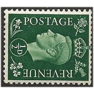 1937 SG462a 1/2d Green Wmk SIDEWAYS Umnounted Mint . .. .