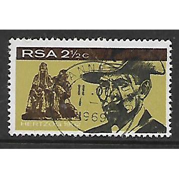 SOUTH AFRICA 1968 HERTZOG MONUMENT 2 1/2c HERTZOG IN 1902 SG 273 FINE USED