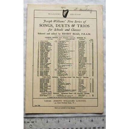 1931 O Brother Man, Unison Song