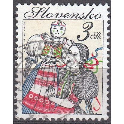 Slovensko 1998 Michel 305 O Cote (2009) 0.20 € Pâques Cachet rond