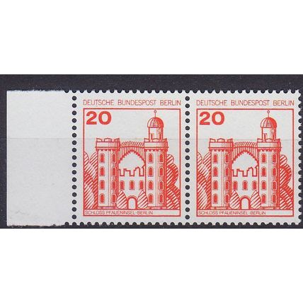 GERMANY BERLIN [1977] MiNr 0533 A 2er ( O/used ) Burgen Schlösser