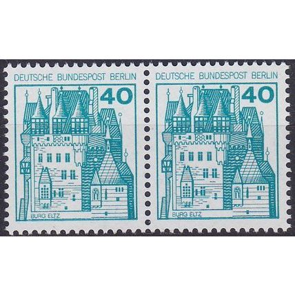GERMANY BERLIN [1977] MiNr 0535 A 2er ( **/mnh ) Burgen Schlösser