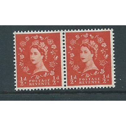 wildings sg610 sg 610 phospor white paper mnh fresh pair
