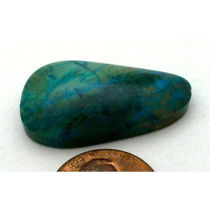 Chrysocolla Freeform Gemstone Cabochon 386