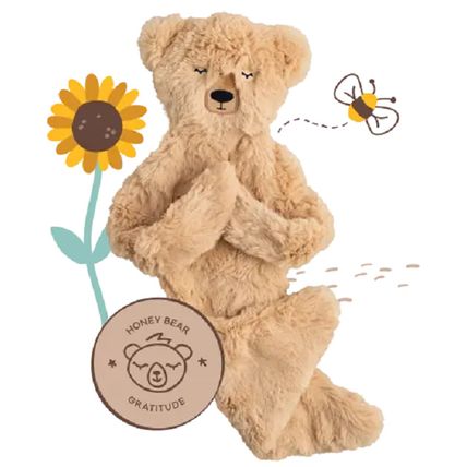 NEW - Slumber Kins Honey Bear Kin Plush toy Bear- Gratitude*