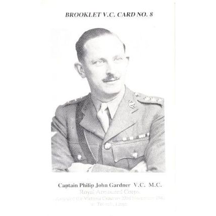 Captain Philip Gardner WW2 Victoria Cross Tobruk Military Libya Rescue Postcard